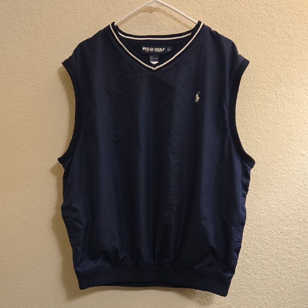 Polo by Ralph Lauren Golf Vest - Navy Blue - Large